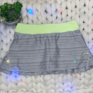 Gray and Light Green Tennis Skort!